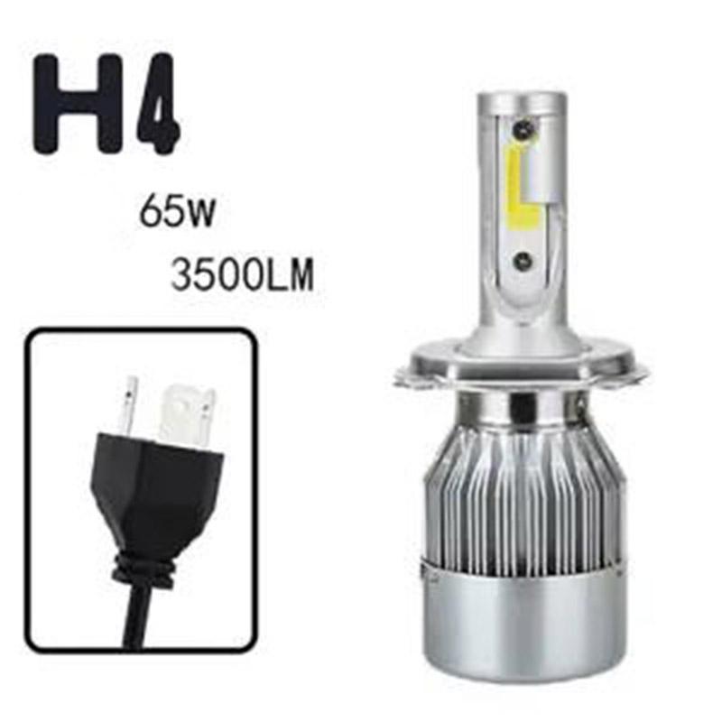 Car Headlights Strong Light 12V24V 65W Super Bright Spotlight 9005 9006 9012 H4 High and Low Beam Integrated H7 Auto Parts