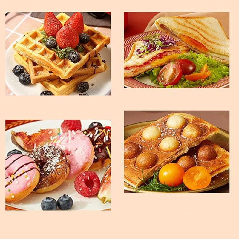 680W Light Food Making Machine Sandwich Maker Bread Maker Barbecue Maker Kitchen Supplies