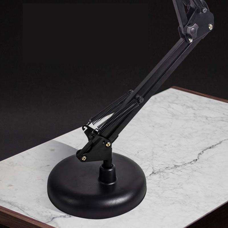 Long-arm LED Desk Lamp Work Eye Protection Drawing Plug-in Folding Telescopic Desk Lamp