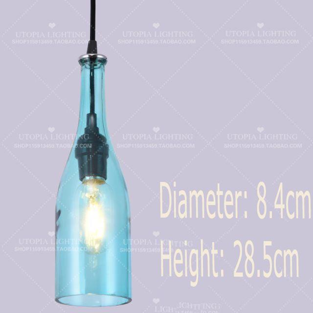 Wine Bottle Chandelier Bar Chandeliers Cafe Cafe Restaurant Lamp Creative Personality Retro