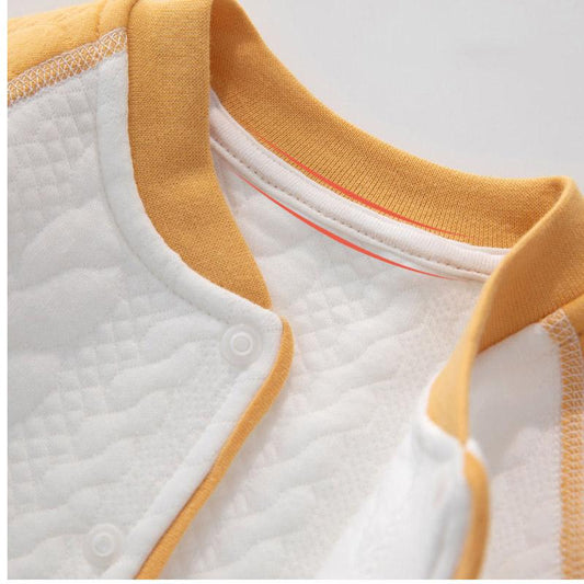 Men's and Women's Baby Clothes Baby Jumpsuit Autumn and Winter Clothes Pure Cotton Warm Pajamas Winter Cotton