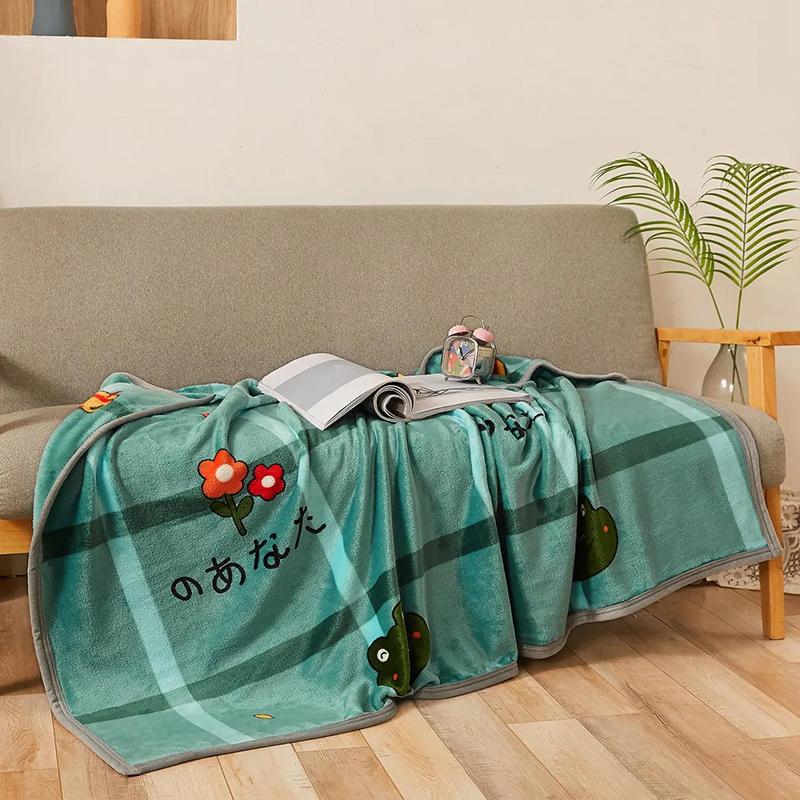 Blanket Coral Fleece Blanket Office Nap Blanket Warm Plus Fleece Single Bed Blanket Shawl Blanket Dormitory Towel Quilt