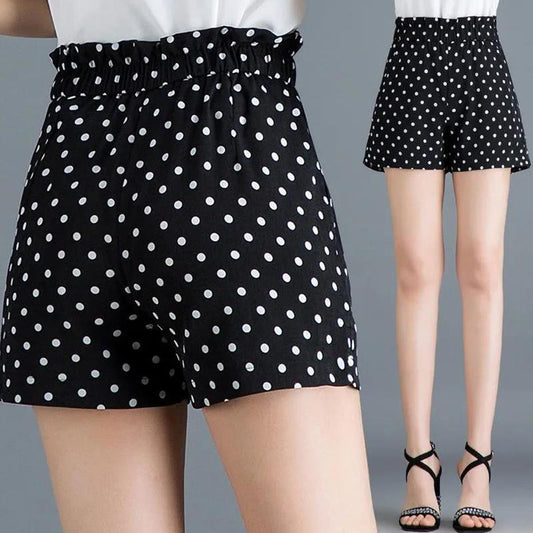 Shorts Ladies Summer High Waist Slimming All-match Loose Pants Large Size Wide Leg Casual Pants