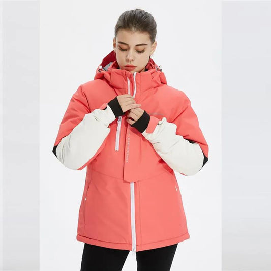 Winter Women's Ski Wear Thickened Outdoor Windproof Waterproof Ski Jacket Snowboard Wear Ski Equipment