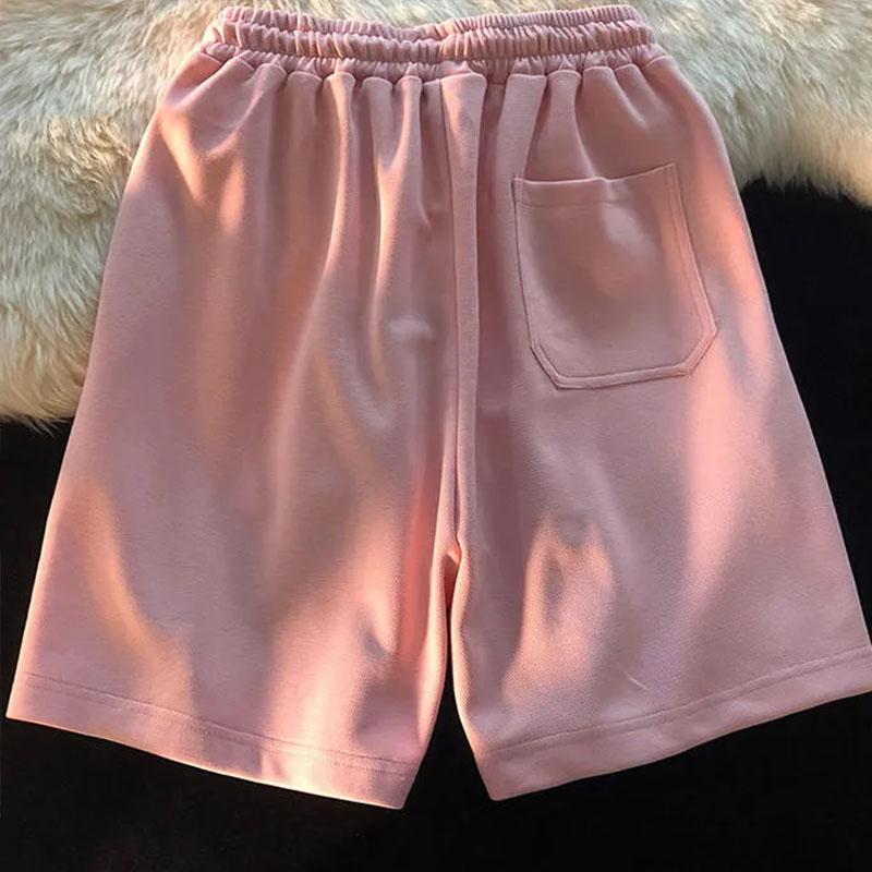 Unisex Summer Thin Outer Pants Casual Sports Loose Couples Versatile Hip Hop Five Pants Breathable Comfort Shorts