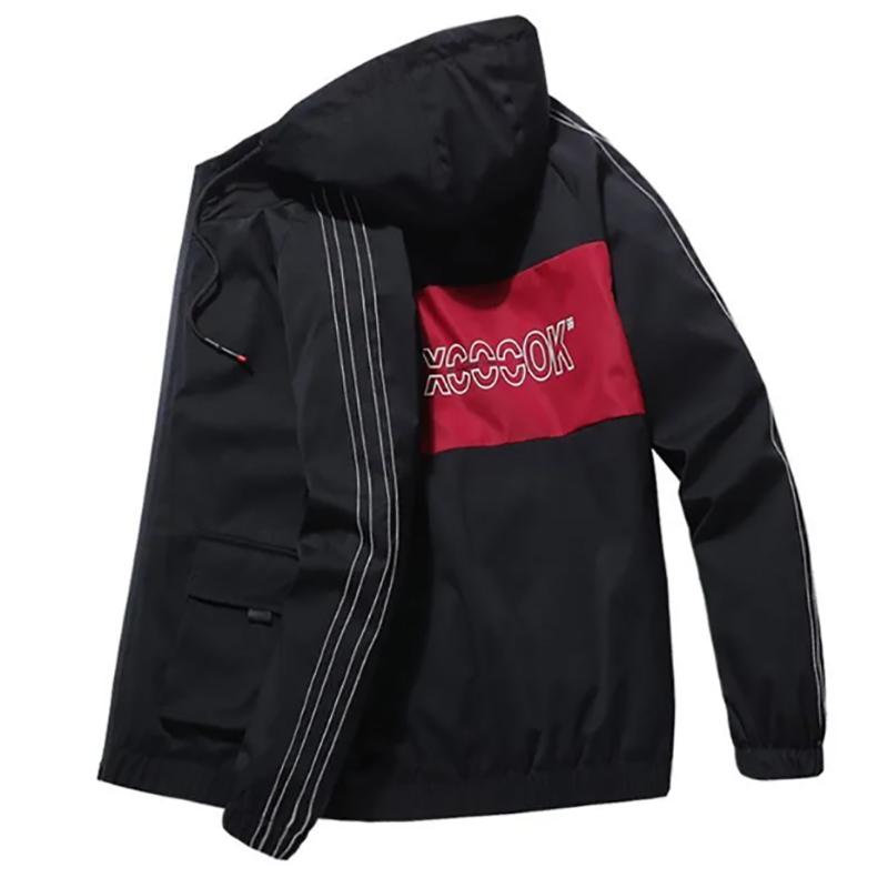 Men's Jacket Autumn Korean Version of The Trend of Casual Loose Autumn All-Match Men's Hooded Jacket