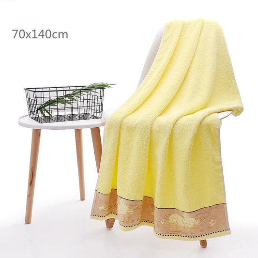 Household Bath Towels Pure Cotton Household High-grade Thickened Large Non-shedding Towels Strong Absorbent Fabrics Soft Absorbent Bathroom Towels