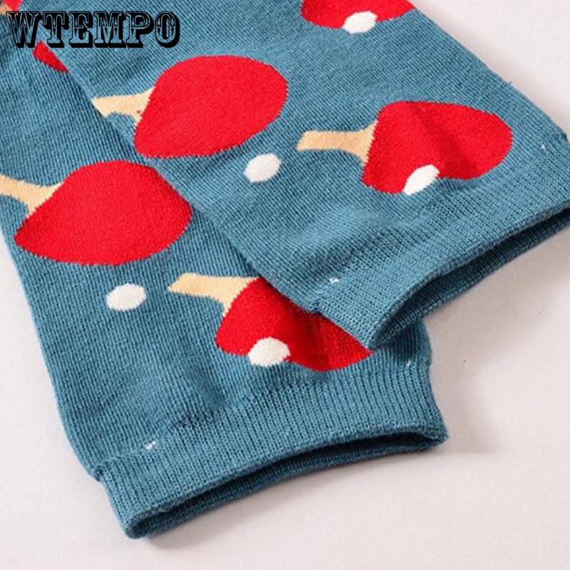 WTEMPO 5 pair/lot Combed Cotton Socks Crew Skateboard Funny Happy Socks Cool Sox Gift Long Harajuku