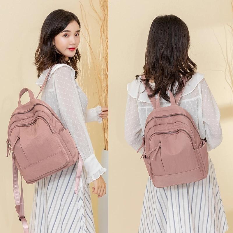 Women's Oxford Cloth Backpack Travel Canvas Korean Wild School Bag Small Backpack Female Bag