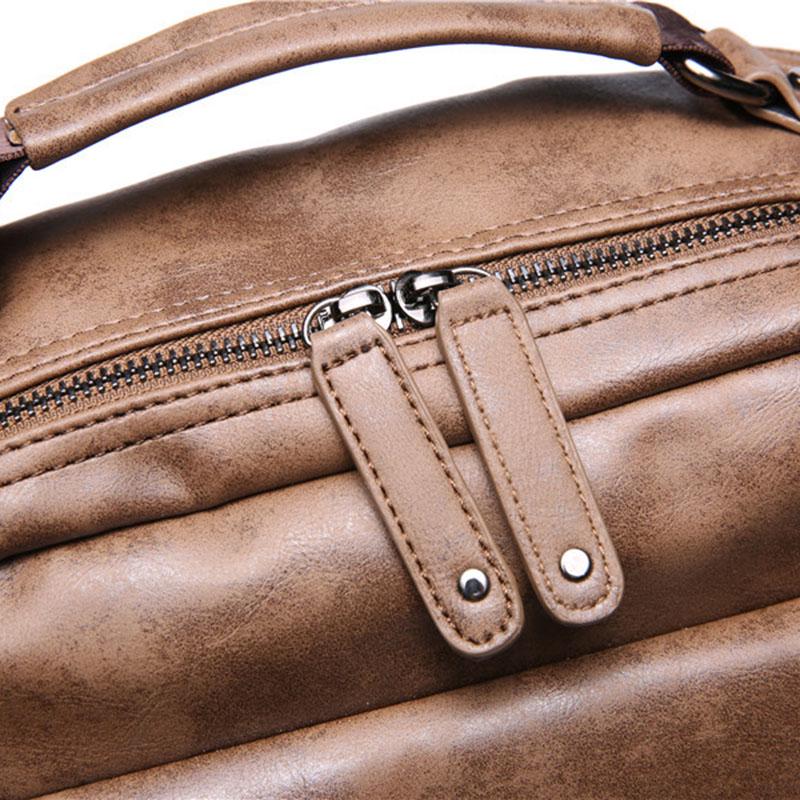 Retro Backpack Men USB Port Waterproof Outdoor Sports Travel Bags Student Book Computer Bag