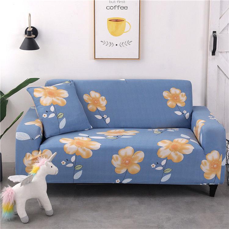 Flower Series Sofa Covers Living Room Stretch Sofa Slipcovers High Elastic Sofa Armchair Couch Cover