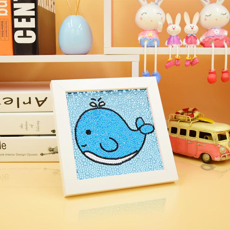 5D DIY Children's Diamond Painting Rhinestone Round Diamond Embroidery Home Decor Improve Relationship Family Activities