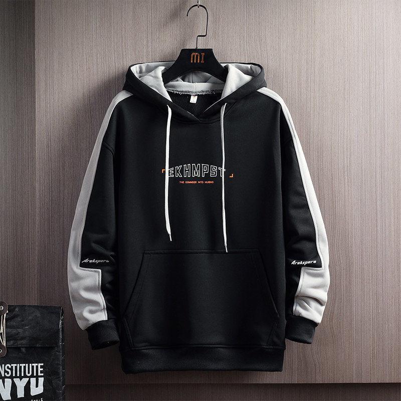 Sweater Men's Hooded 2021 New Spring and Autumn Loose Jacket Casual Autumn Clothes