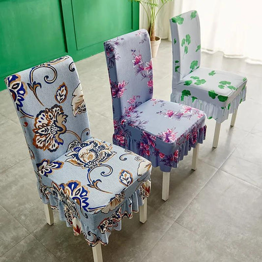 Two-piece Elastic All-inclusive Chair Cover Home Modern Minimalist Hotel Universal Four Seasons Chair Cushion Chair Cover