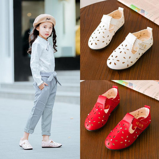 Kids Girls Children's hole shoes Single Casual Princess Shoes