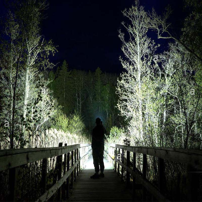 6000LM LED Flashlight Long Shot Use USB Rechargeable Outdoor Camping Lantern P500 Waterproof Searchlight Spotlight Floodlight