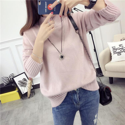 Women's Loose Wild Warm Thick Autumn Winter Turtleneck Sweater