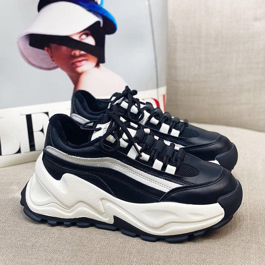 Thick Soles All-match Women's Shoes Fashion Trend Shoes Spring and Summer Outdoor Leisure Sports Shoes