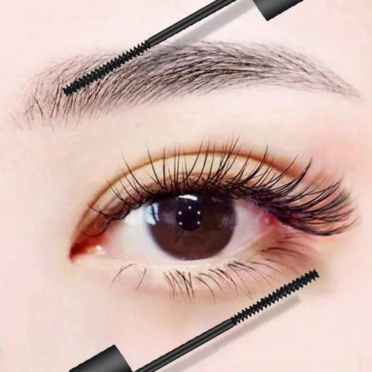 Fine brush mascara starry sky waterproof long student thin head Super dense without blooming