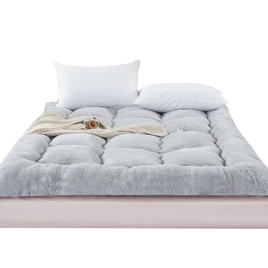 Thickening Plus Velvet Warmth Non-slip Folding Dormitory Mattress Household Sleeping Pad Quilt
