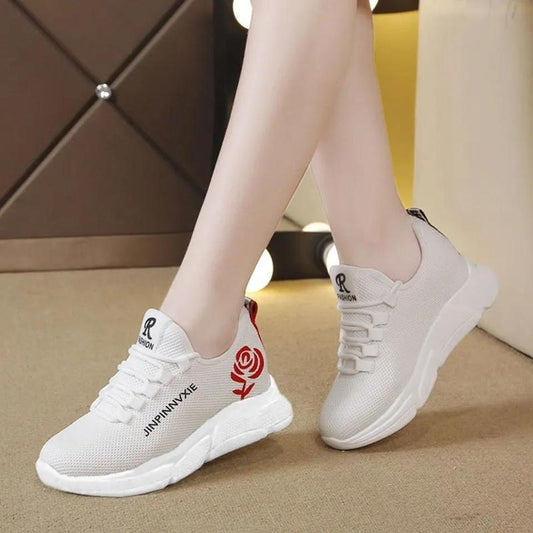 Women's Clearance Shoes Sports Students Korean Fashion Shoes Versatile Breathable Running Women's Shoes
