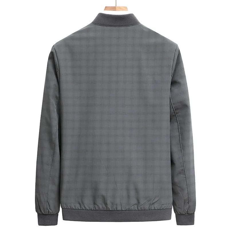 Autumn Middle-aged Men's Jacket Middle Aged Men's Casual Thin Coat