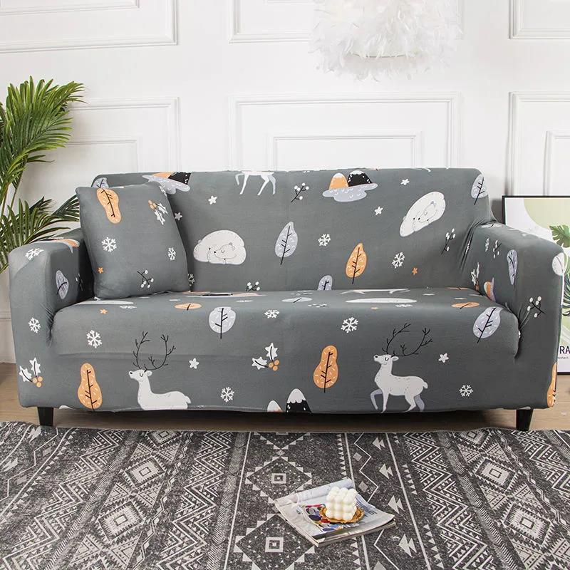 Elastic All-inclusive Sofa Cover Dust Cover Home Decoration Modern Sofa Cover Modular Sofa Full Cover Paste Non-slip Sofa Cushion