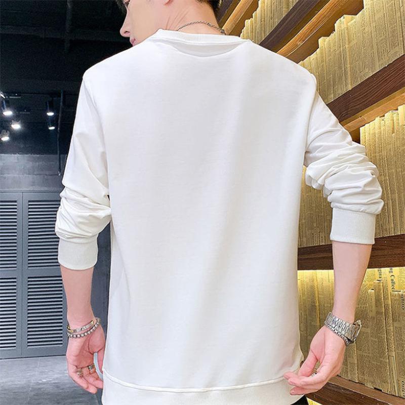 Autumn Men's Loose Round Neck Pullover Sweater Men's Korean Youth Long-sleeved Sweatshirts Clothes
