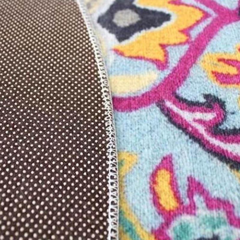 Classical Light Luxury Round Carpet Bed Bed Bed Bedside Hanging Basket Rocking Chair Lazy Sofa Living Room Non-slip Floor Mat