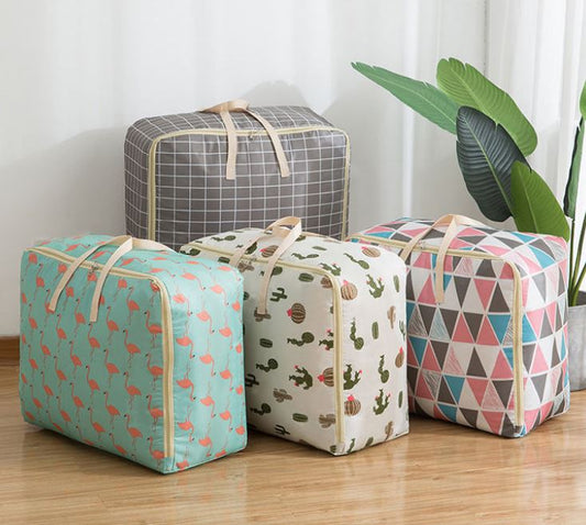 Portable Storage Bag Oxford Cloth Storage Bag Plus Size Clothes Bag Moving Packing Bag