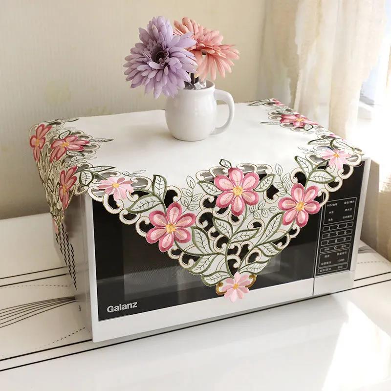 European Microwave Oven Cover Fashion Cover Towel Oven Cover Dust Cover Cover Cloth Cover Towel Curtain