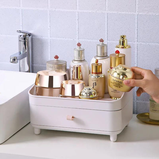 Dressing Table Storage Box Rack Drawer Type Dormitory Desktop Toiletries Bathroom Skin Care Cosmetics Finishing