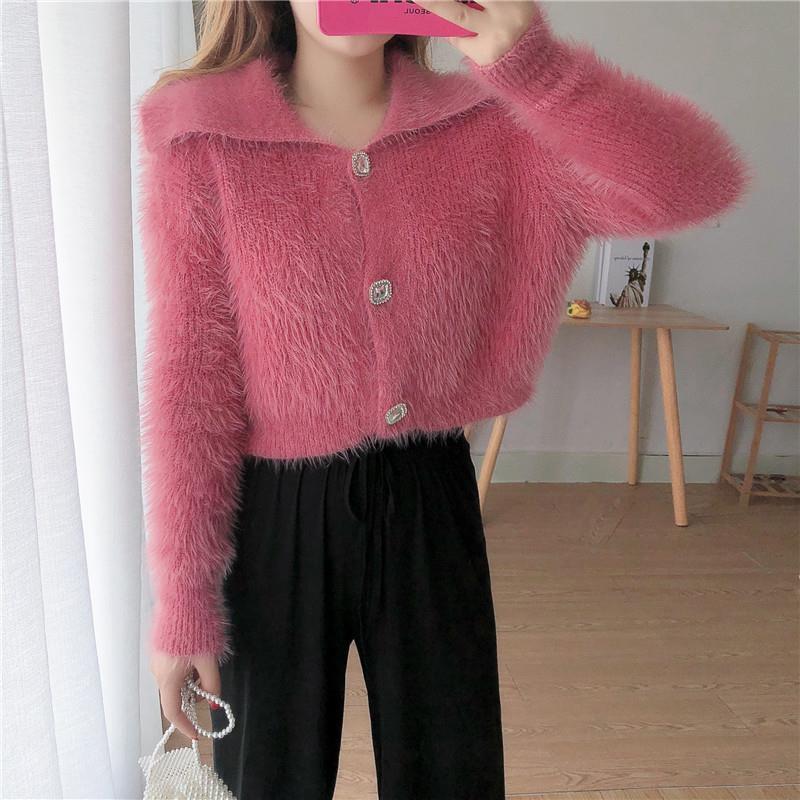 Korean Casual Sweater Cardigan Jacket Short Fashion Urban Women's Top
