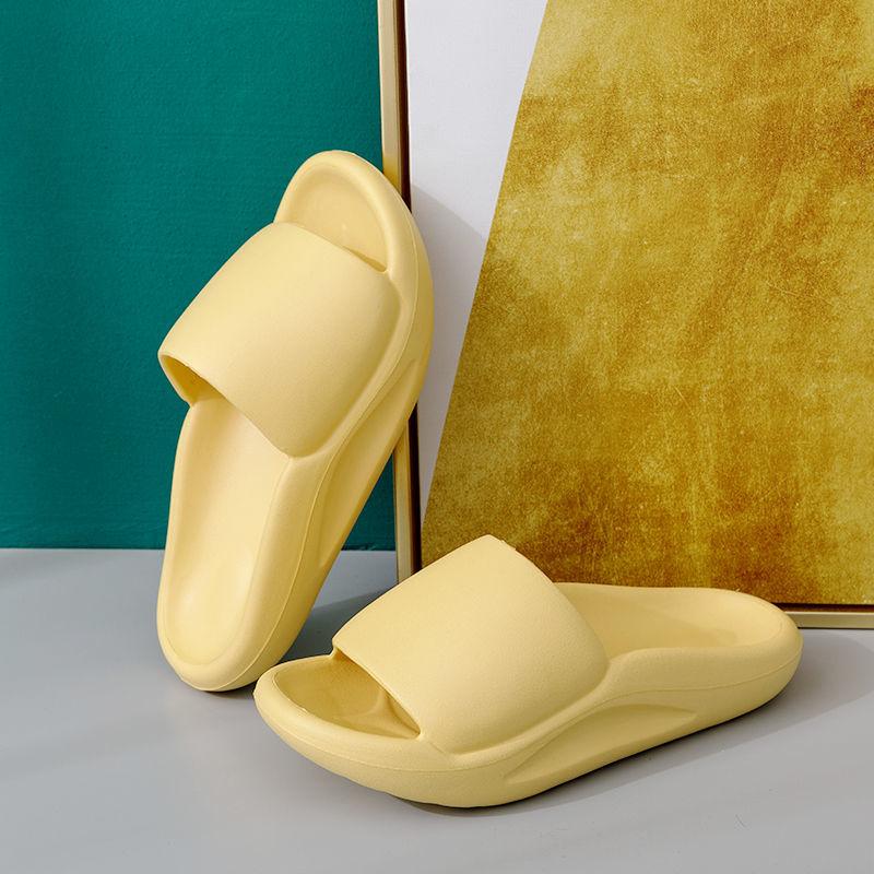 Summer Slippers Feeling Super Thick Soft Soles Household Bathroom Non-slip Silent Soft Bottom Slippers Men Women