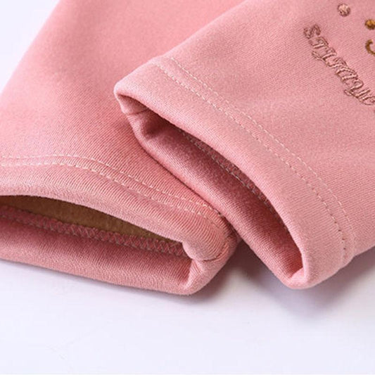 Girls' Leggings Spring Autumn Models Outer Wear Plus Velvet Padded Kids Leggings Winter PantsChildren's Pants