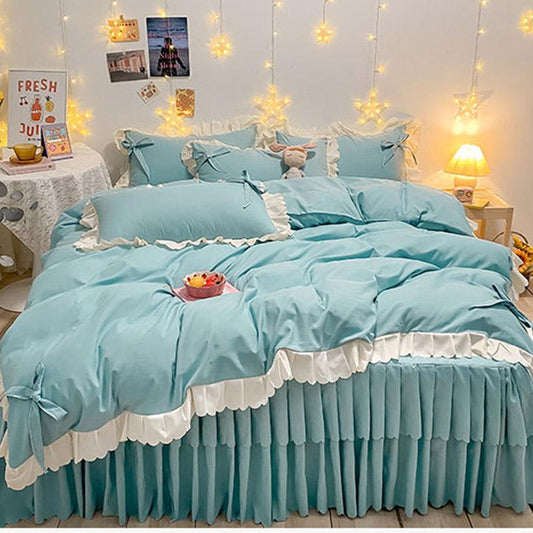 Duvet Cover Set Painting Bed 4pcs Bedding Sets Queen Size Bedding Set Comforter Bed Mattress
