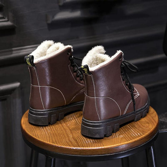 Snow Boots Women Winter New Plus Velvet Warm Martin Short Boots Waterproof and Cold All-match Plus Cotton Shoes