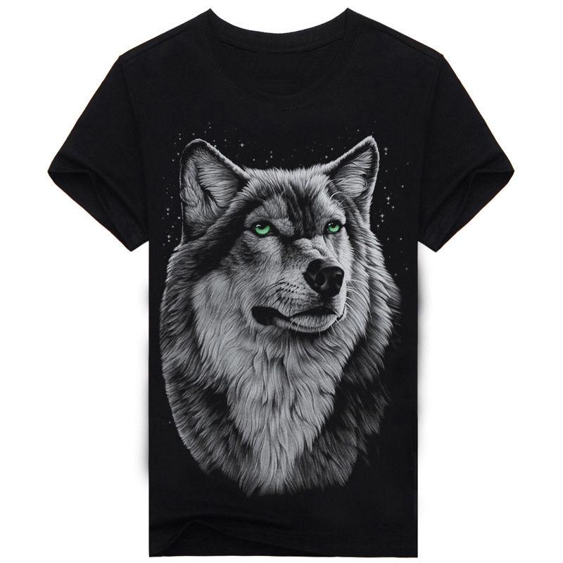 Trendy T-shirt 3D printed half-sleeve cotton T-shirt men's round neck personalized T-shirt