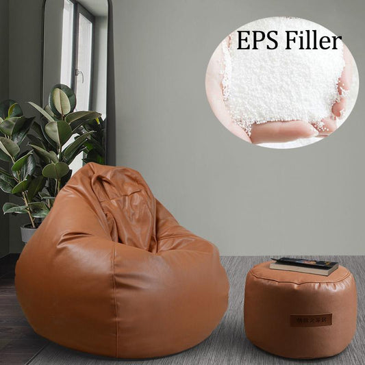 EPS Filler Lightweight Comfortable PU Sofa Single Child Chair Baby Sleeping Gaming Sofa Bedroom Balcony Patio Tatami Living Room Furniture
