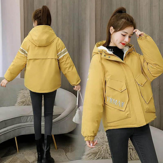 Autumn and Winter Sent To Overcome Women's Printed Padded Jacket Short Padded Down Padded Coat
