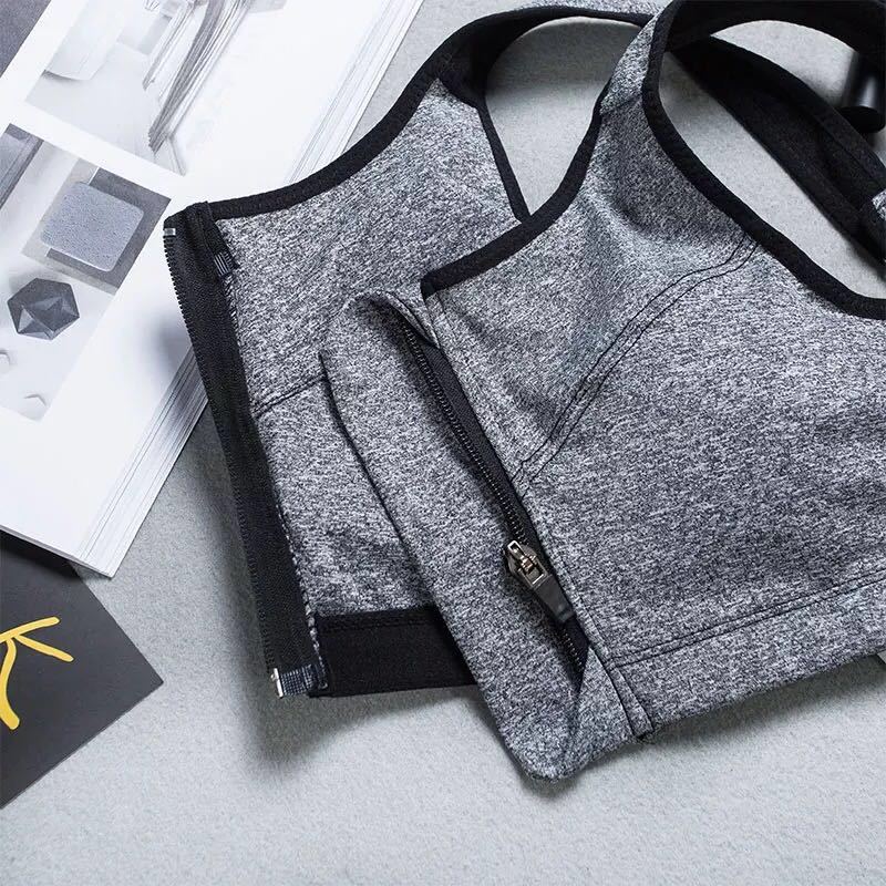 Women's Sports Underwear Shockproof Running Anti-sagging Big Breasts Gathered To Close The Milk Sweat-absorbent Quick-drying Breathable Vest