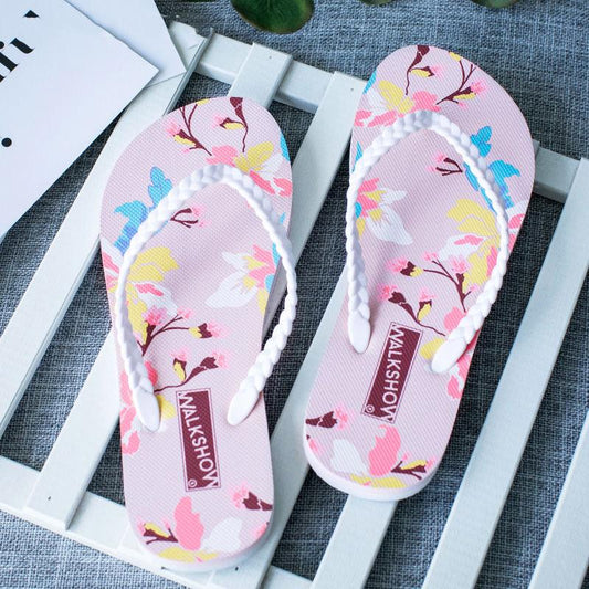 Women Slim Flip Flops Ladies Beach Slippers Fashion Summer Sandals Pool Shower Shoes
