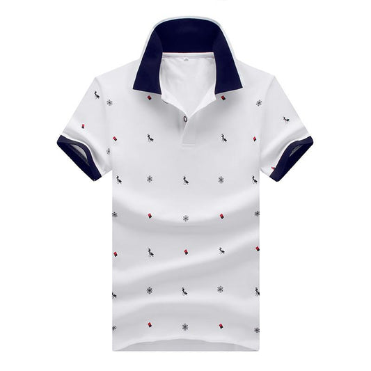 Summer Short-sleeved T-shirt Men's Stitching Men's Trendy Shirt