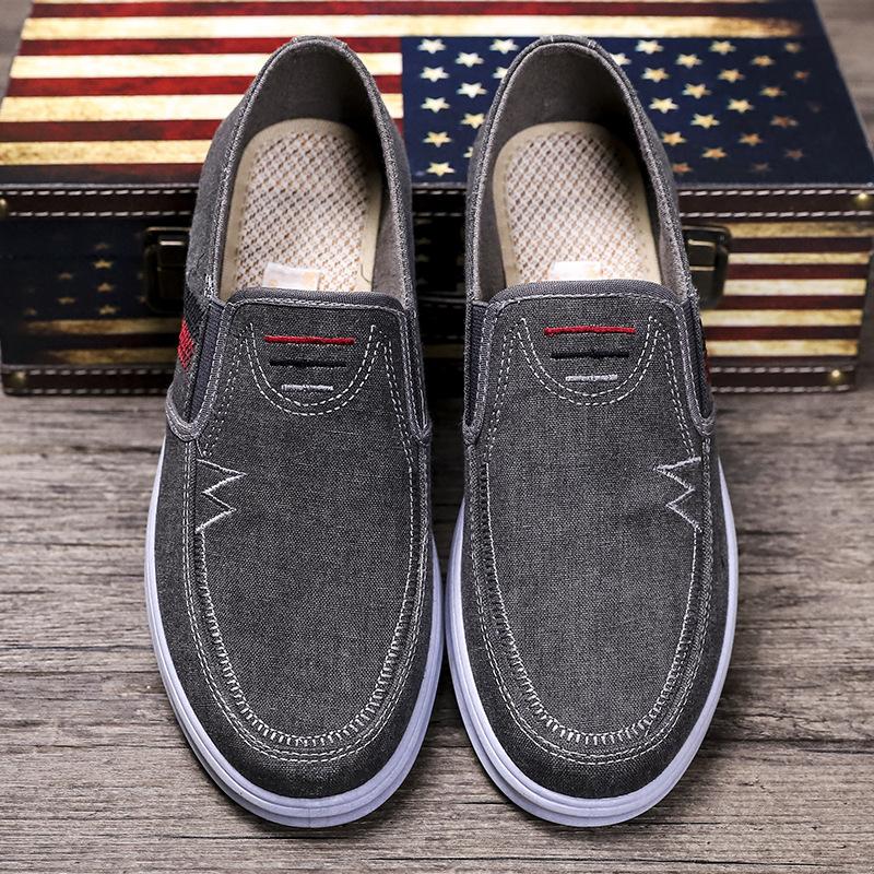Men's Cloth Shoes Shoes Non-slip Wear-resistant Low-top Sneakers Canvas Men's Shoes