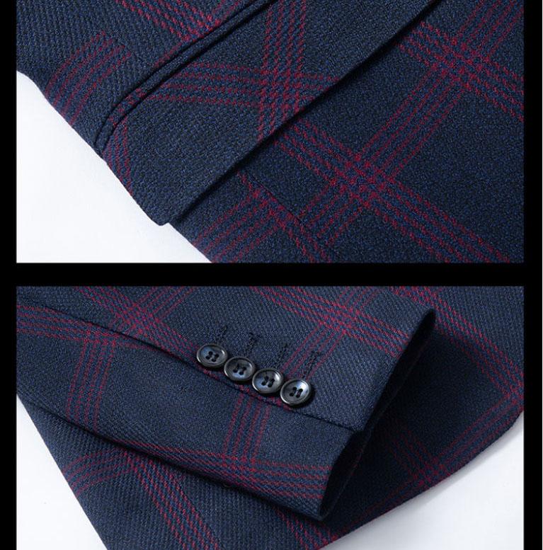 High-end Men's Suit Business Office Worker Plus Size Suit Wedding Best Man Dress