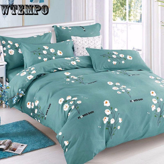 Bed Cover Set Cartoon Duvet Cover Adult Bed Sheets and Pillowcases Comforter Bedding Set