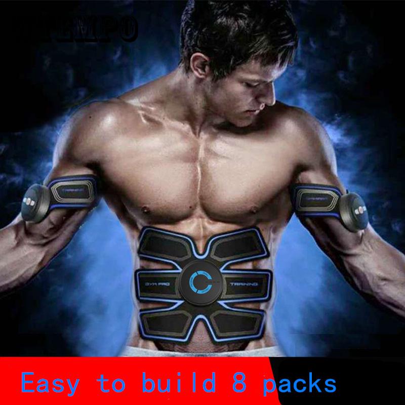 Weight Loss Massager Sports Trainer Recharge Body Slim Vibrator Sticker Unisex Abdominal Training