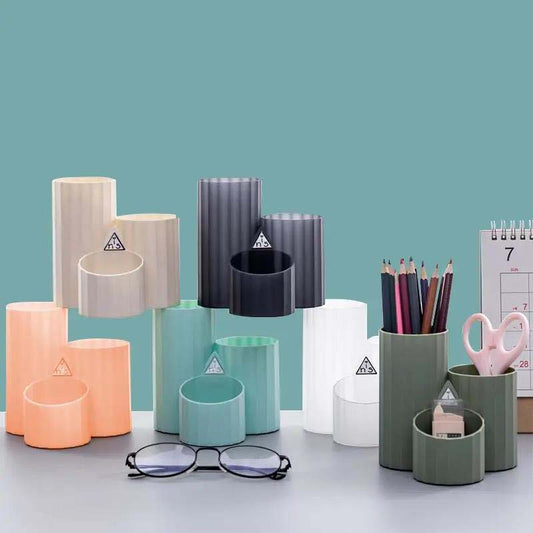 Creative Office Desktop Personality Polygon Pen Holder Soft Decoration Decoration Room Small Decoration
