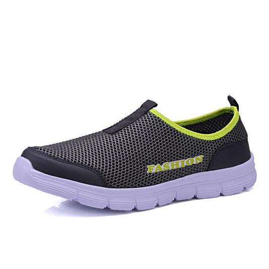 Men and Women Summer Shoes Air Mesh Casual Shoes Lightweight Breathable Water Slip-on Men Sneakers