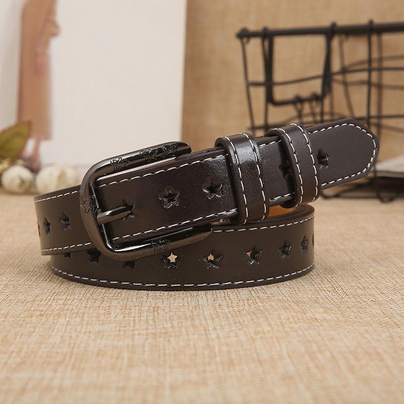 Belt Women's Simple Thin Style with Jeans Personality Retro Heart-shaped Hollow